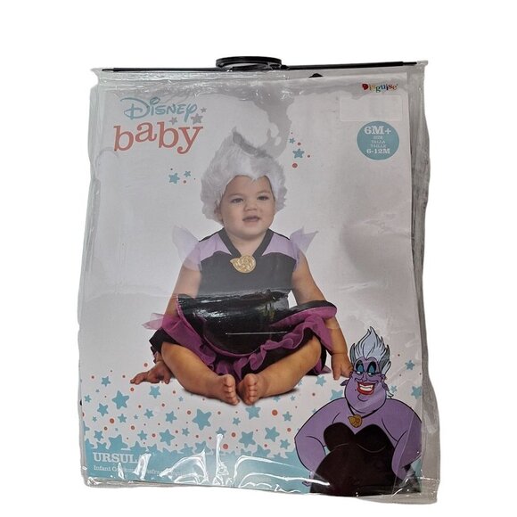 Disney Baby Ursula Halloween Costume Infant 6-12 Months Complete - Picture 1 of 2
